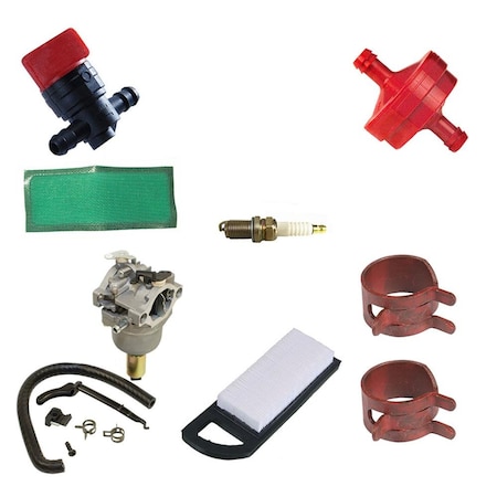 Aic Replacement Parts Carburetor Kit Fits John Deere L108 LA125 LA115 LA105 D110 D105 MIA12509 MIA1147 799727-CarbFIlterKit
